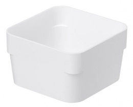 Fiókrendező, 10x6x10 cm, SMARTSTORE "Compact", fehér