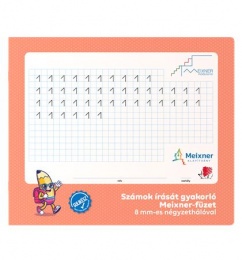 Füzet, tűzött, négyzethálós, 245x295 mm, fekvő, 32 lap, 1. osztály, ICO "Süni Meixner"